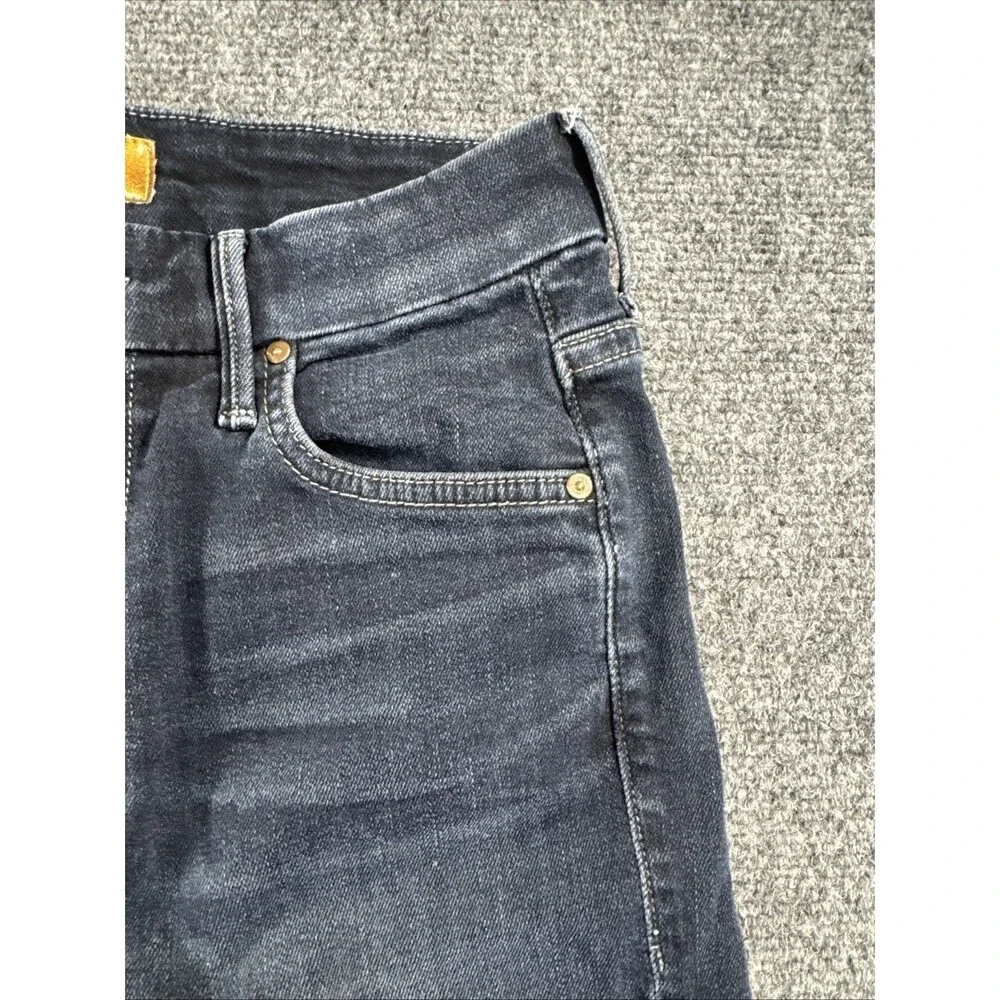 MOTHER High Waisted Looker Jeans Womens 27 Dark Wash Skinny Stretch Designer